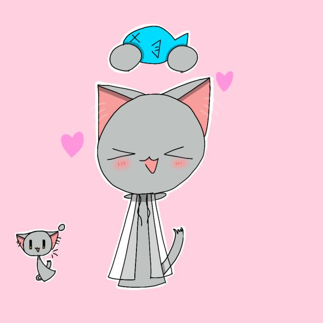 可愛く描きました!