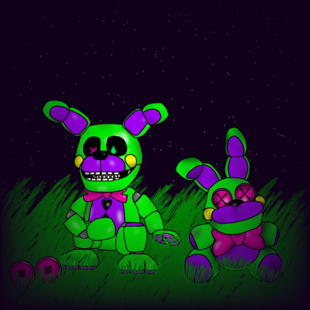 Toxin and Pepsin - FNaF OCs
