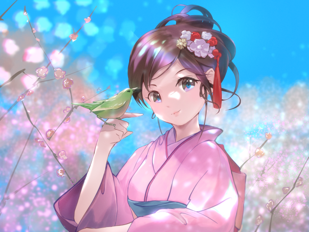 梅に鶯