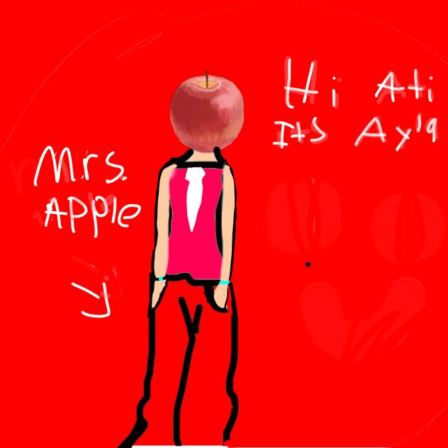 Mrs.apple my lil sis made this