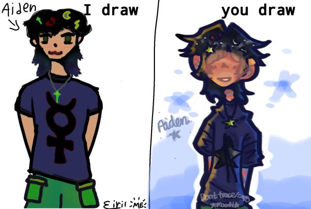 I draw U draw with kidcore