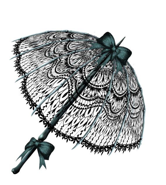 Black bone Umbrella