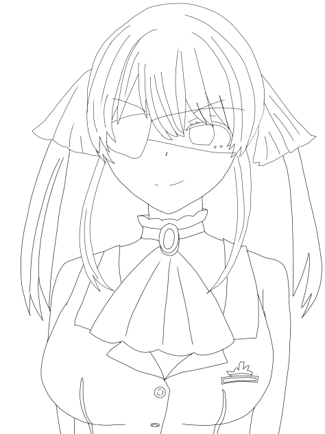 船長の線画