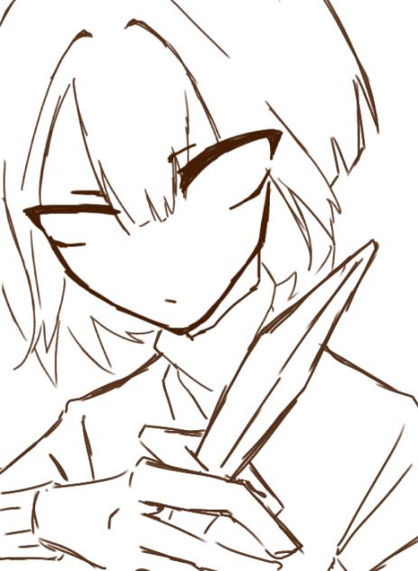 キャラ線画