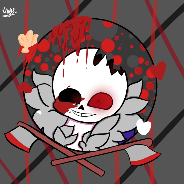 Horror! Sans(pfp, yes. lazy and bored.)