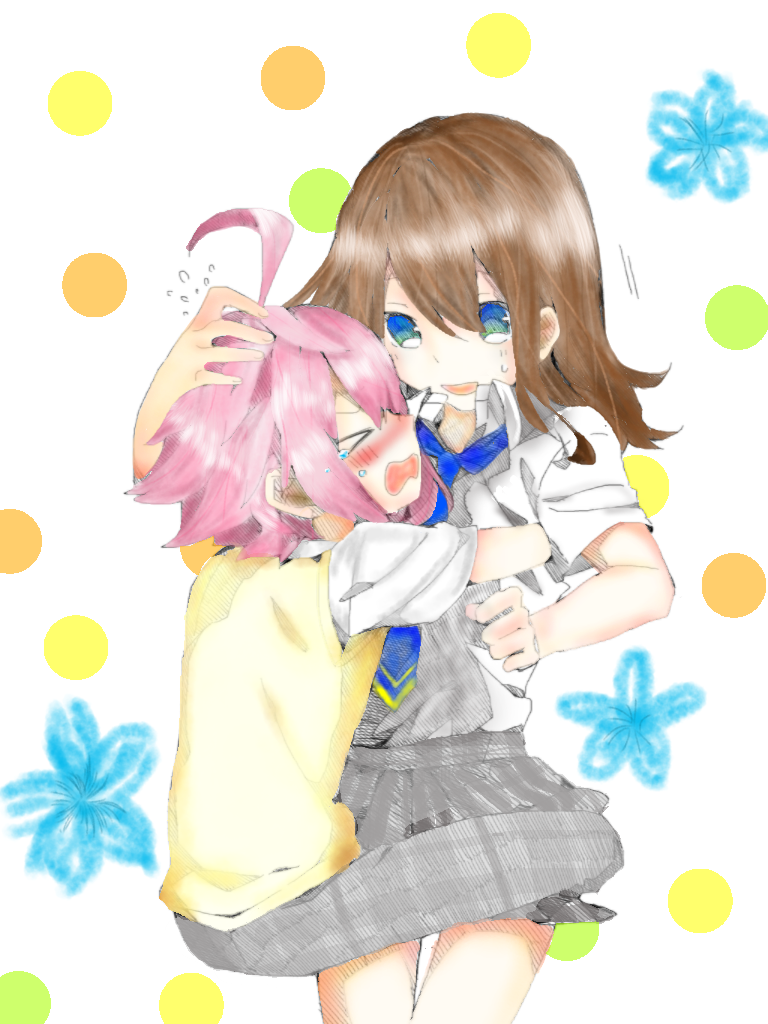 はんぺんさんの線画塗らせていただきました その2 Ibispaint