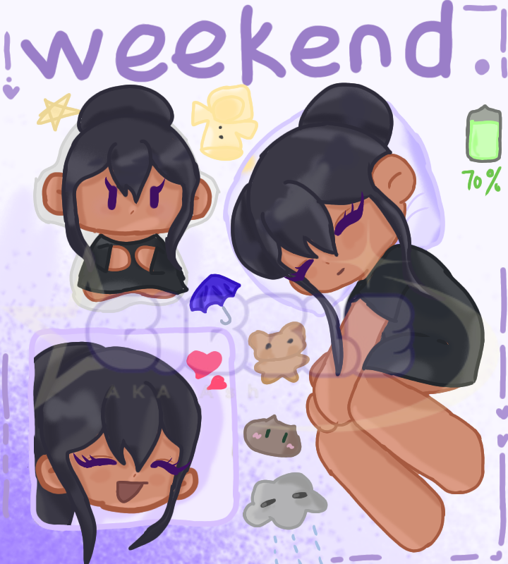 🌂🌧Weekend🌧🌂 - ibisPaint