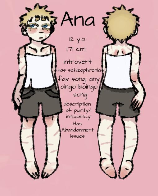 Ana, character sheet
