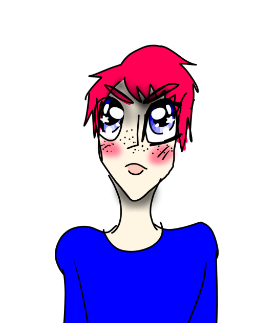 drawing in my old art style - ibisPaint