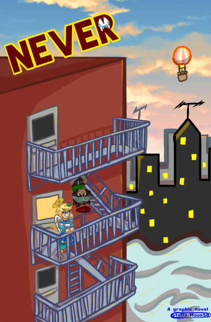 Never (Graphic Novel Cover)