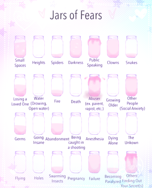 💖Jars of fear💖