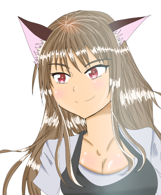 渡邊友紀さんの線画(コラボ）