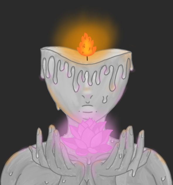 Melting for the lotus - ibisPaint