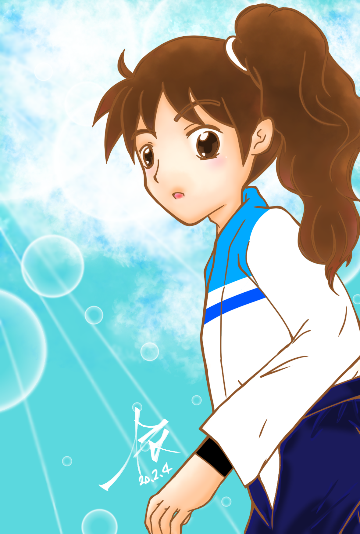 忍者亂太郎 土井半助 ibisPaint