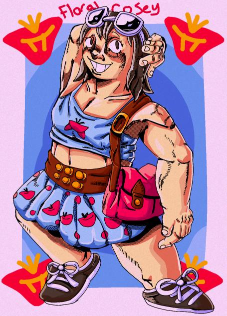 floral girl