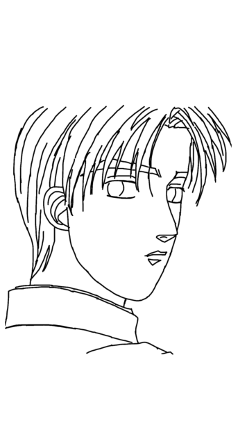 線画。塗ってください