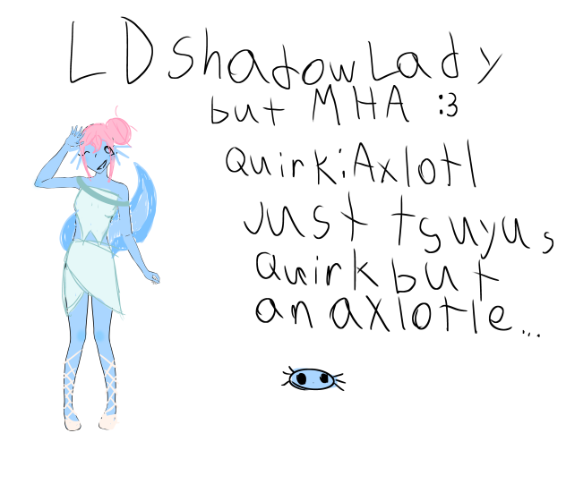 ldshadow lady but in MHA