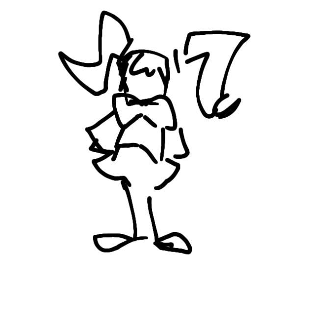 A silly static miku animation