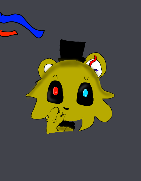 Golden Freddy ( I can’t draw body’s))