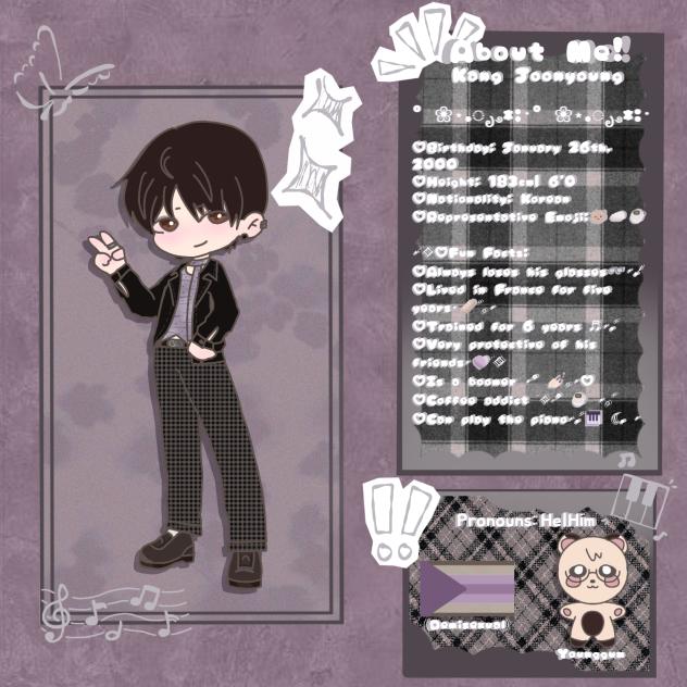 About Me — Joonyoung Info Sheet~𐙚⋆°🦢｡⋆♡