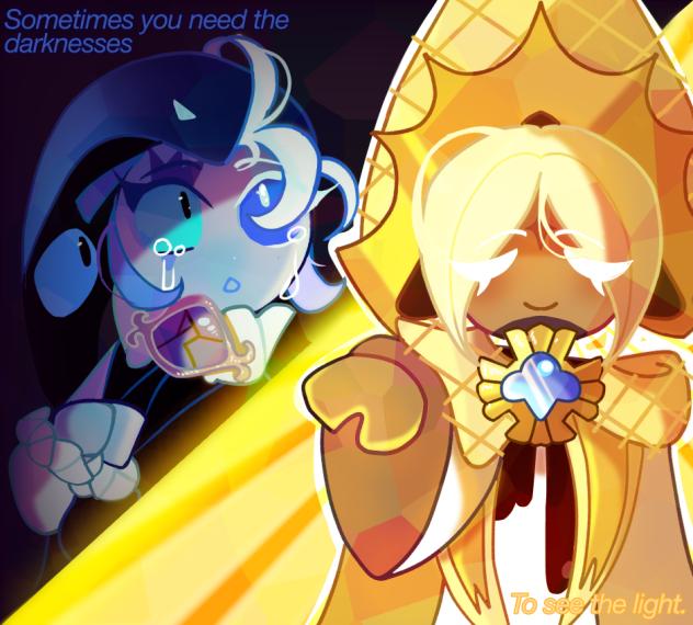 “You need darkness to see the light”