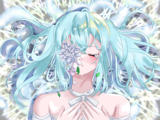 ―――花が咲く。