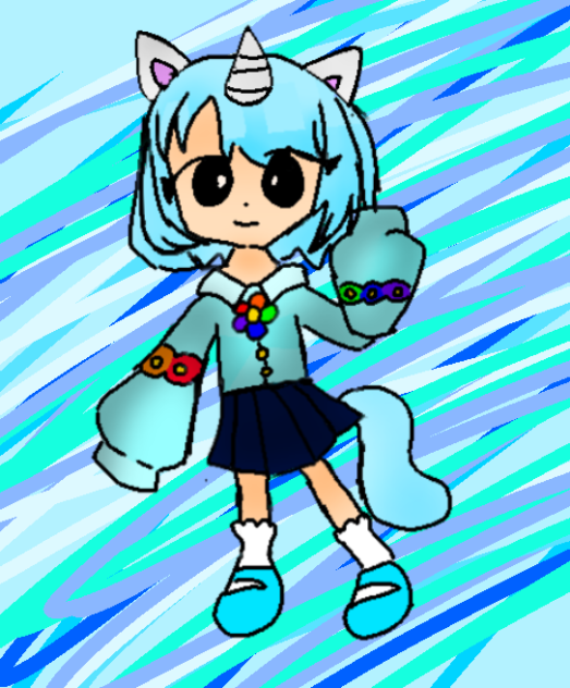 クラフティコーンの擬人化ちゃん