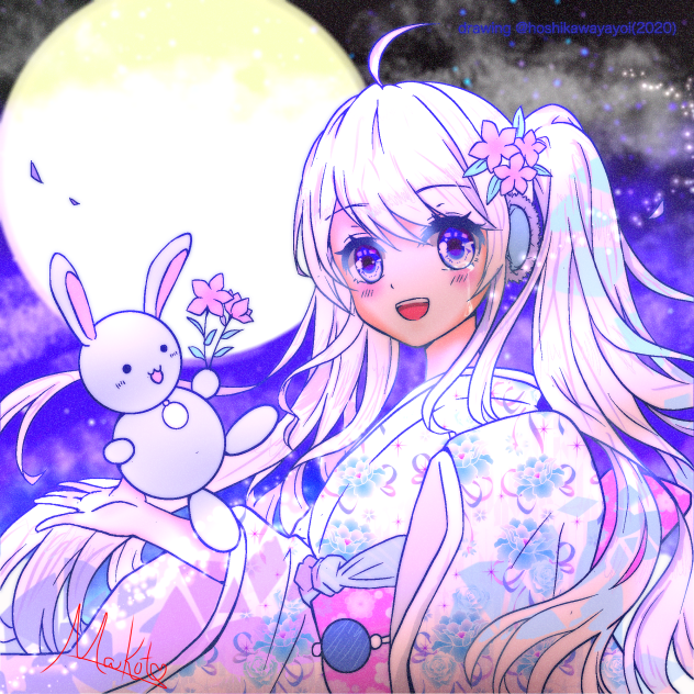 ヤヨイさんの線画またお借りしました！