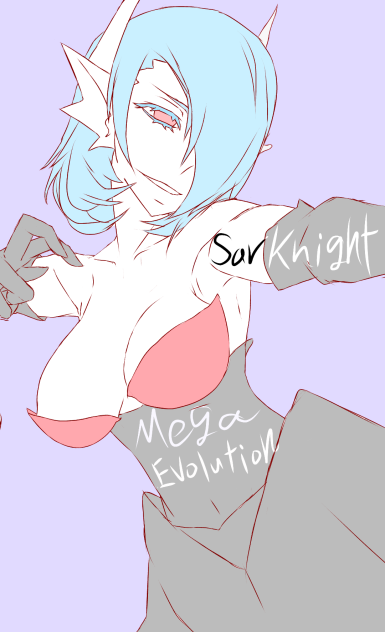擬人化メガサーナイト