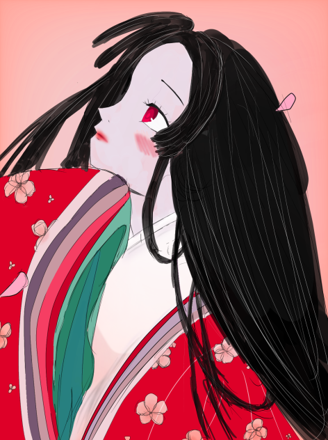 恋に焦がれる桜姫