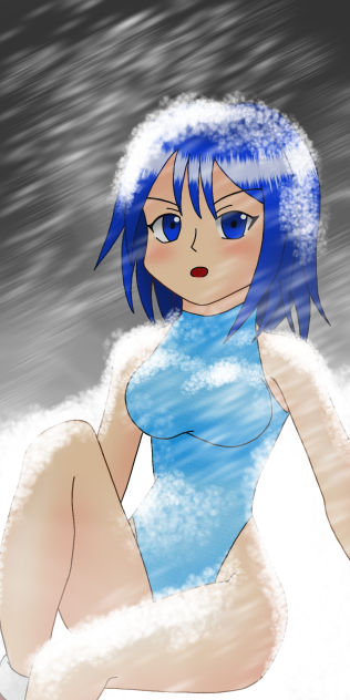 きつねのコンピューター　雪山を満喫