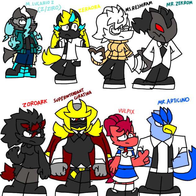 PokeVerse Characters (Page 4 and ZA)