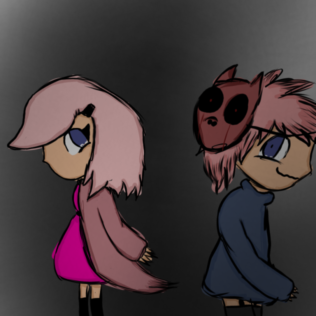 Peppa pig and her little brother