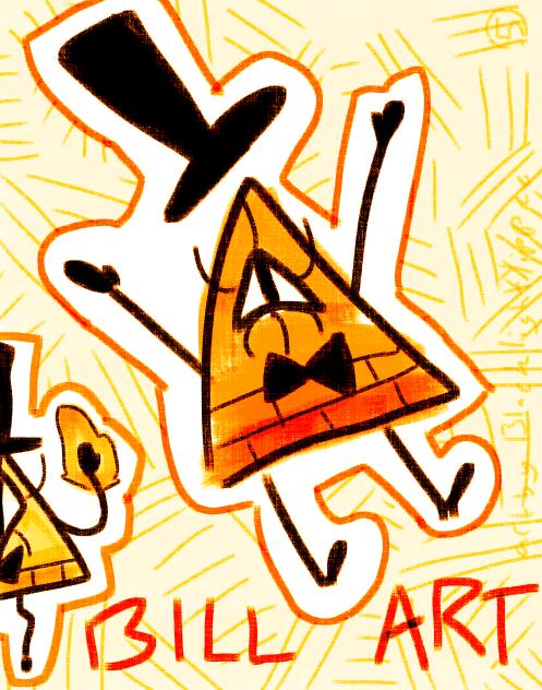 some random Bill Cipher art