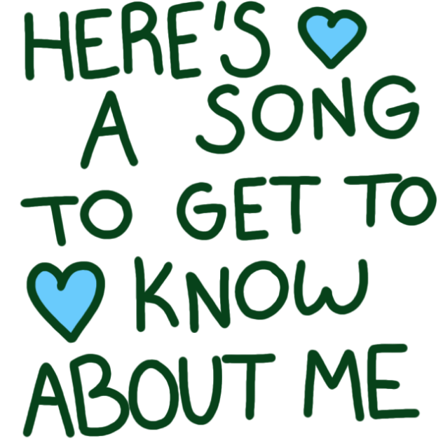 Here's a song to get to know about me