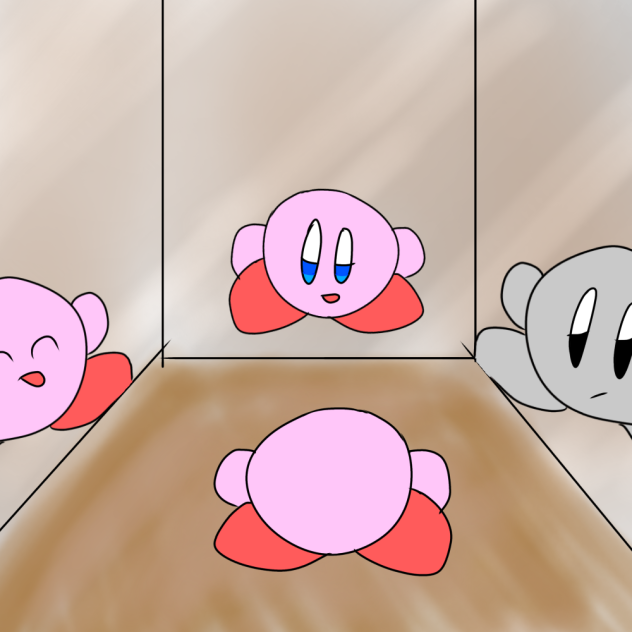 鏡の部屋！！？