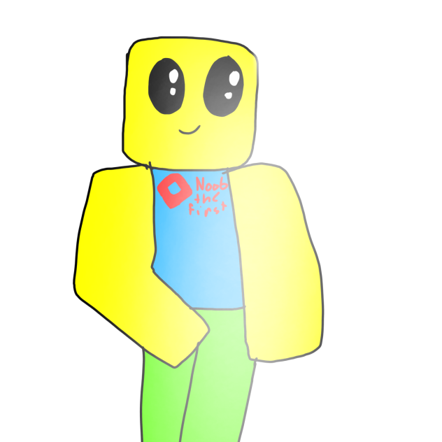 How to draw Noob the first