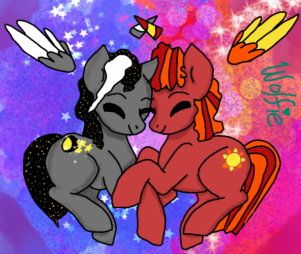 RedRose+Us as Ponies - ibisPaint