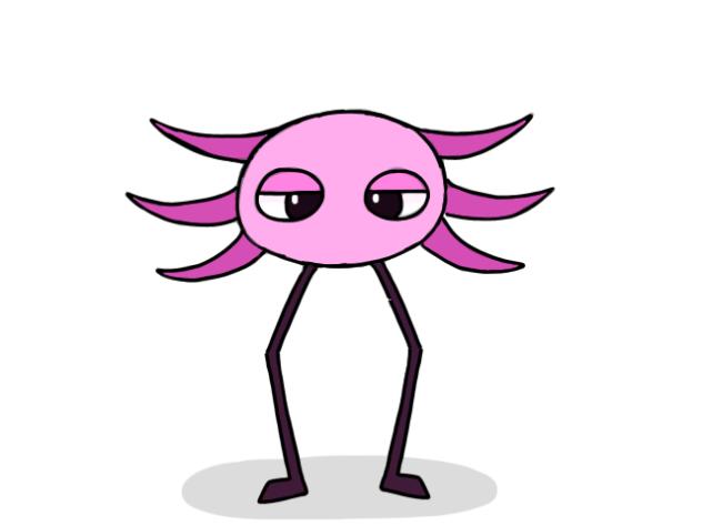 Bouncy lil axo 🐟☁️💻