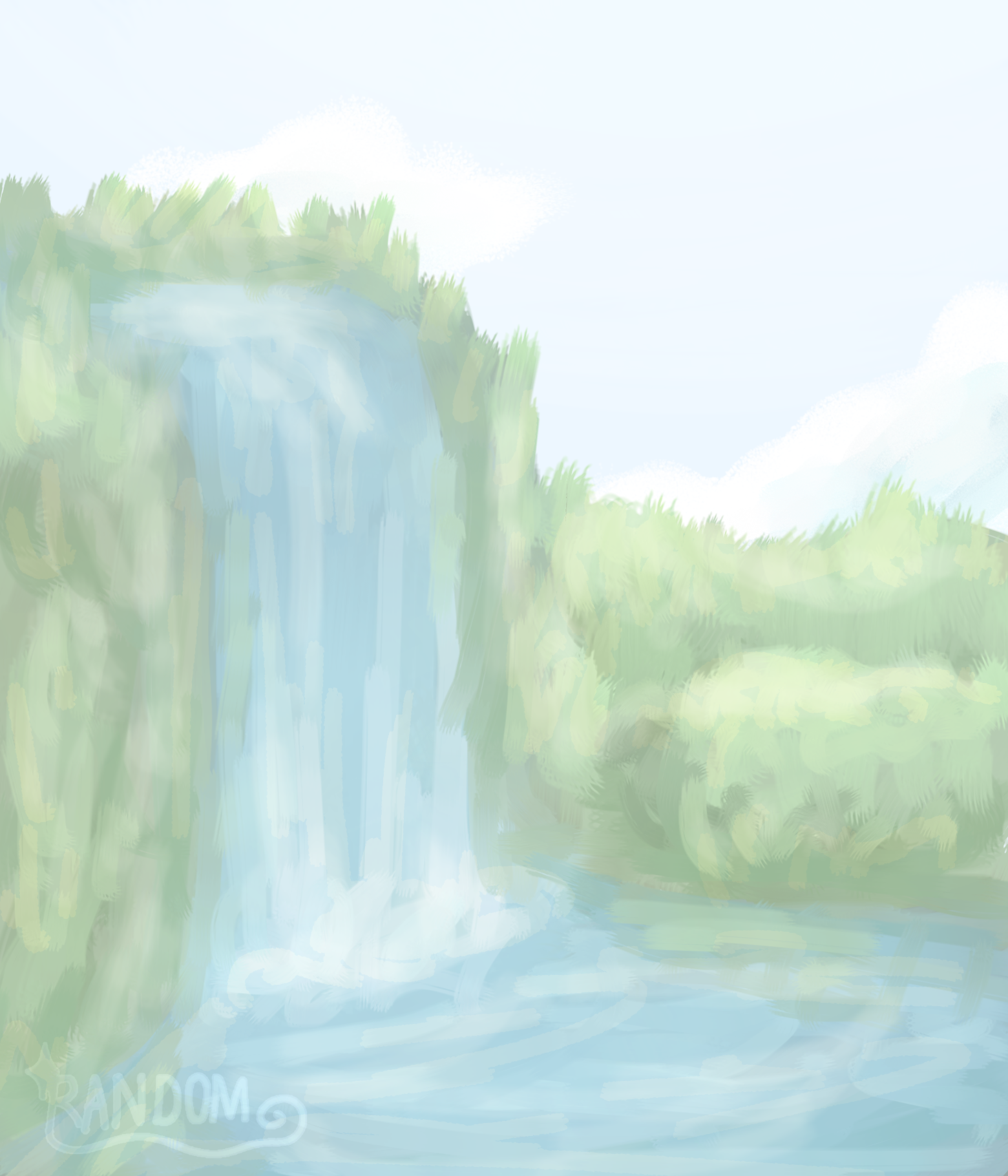 Waterfall =3 - ibisPaint