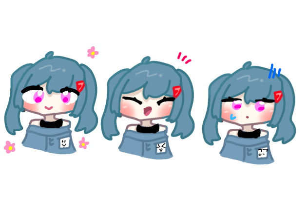 さきちゃんの立ち絵