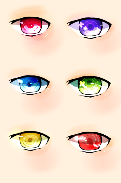 ただひたすらに目を描く