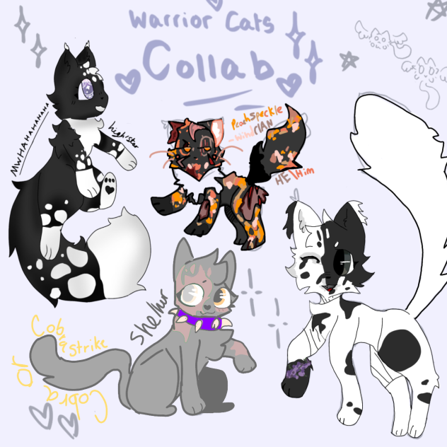 warrior cats Collab completed - ibisPaint