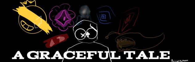 banner for a graceful tale