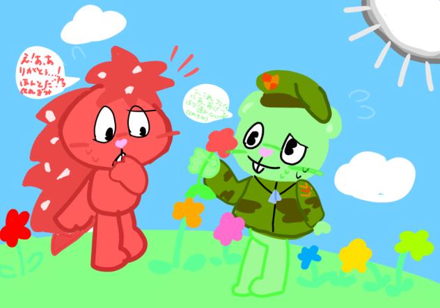 フリッピー❤️フレイキーお花の話