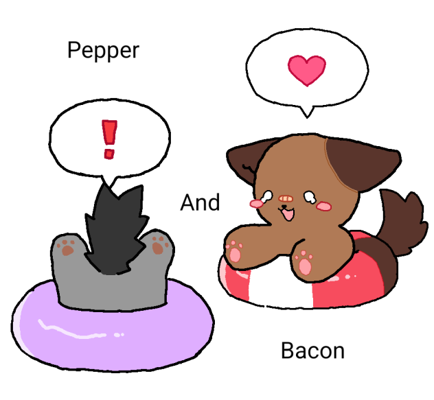 Pepper and Bacon!