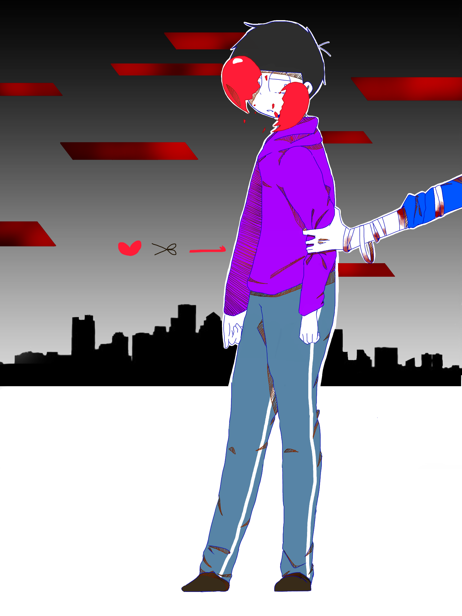 ストリーミングハート Ibispaint