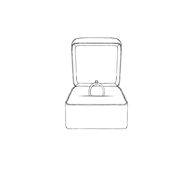 Ring Box Wedding (tracing) - ibisPaint