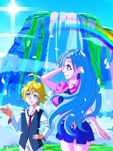 Meliodas and Elizabeth fan ART 2026