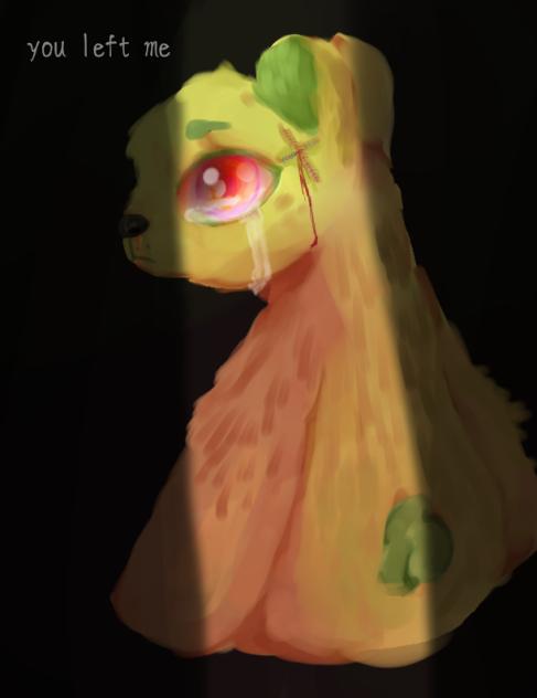 you left me